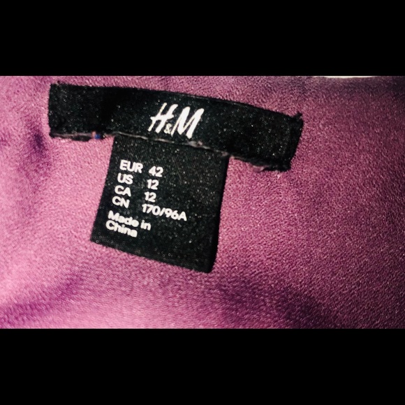 Gently used, lavender purple midi dress by H&M - Picture 3 of 3
